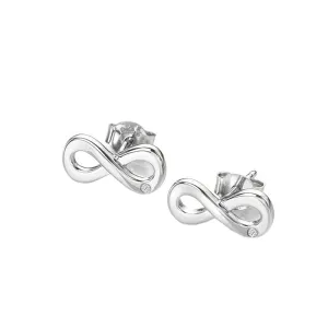 Hot Diamonds Jewellery Hot Diamonds Diamond Amulets Sterling Silver Infinity Earrings