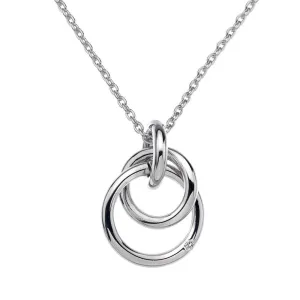 Hot Diamonds Jewellery Hot Diamonds Eternity Sterling Silver Interlocking Necklace