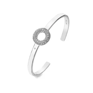 Hot Diamonds Jewellery Hot Diamonds Forever Sterling Silver White Topaz Bangle