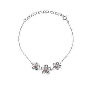 Hot Diamonds Jewellery Hot Diamonds Forget Me Not Sterling Silver Bracelet