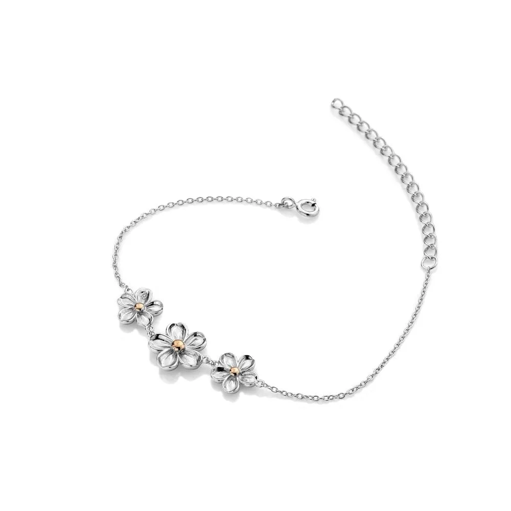 Hot Diamonds Jewellery Hot Diamonds Forget Me Not Sterling Silver Bracelet