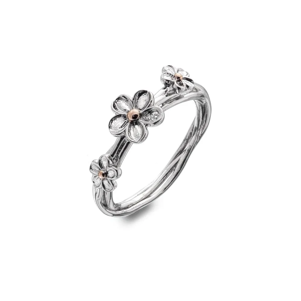 Hot Diamonds Jewellery Hot Diamonds Forget Me Not Sterling Silver Ring