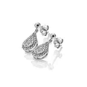 Hot Diamonds Jewellery Hot Diamonds Glimmer Sterling Silver White Topaz Earrings