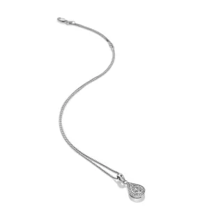 Hot Diamonds Jewellery Hot Diamonds Glimmer Sterling Silver White Topaz Pendant
