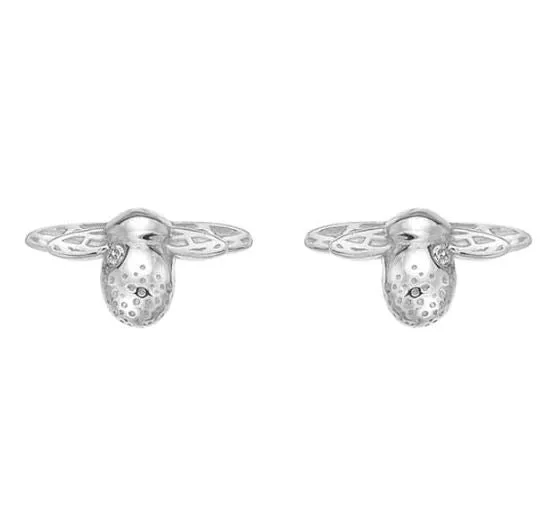 Hot Diamonds Jewellery Hot Diamonds Honey Bee Sterling Silver Stud Earrings