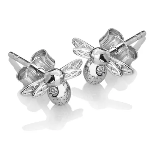 Hot Diamonds Jewellery Hot Diamonds Honey Bee Sterling Silver Stud Earrings