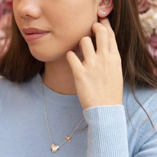 Hot Diamonds Jewellery Hot Diamonds Honey Bee Sterling Silver Stud Earrings