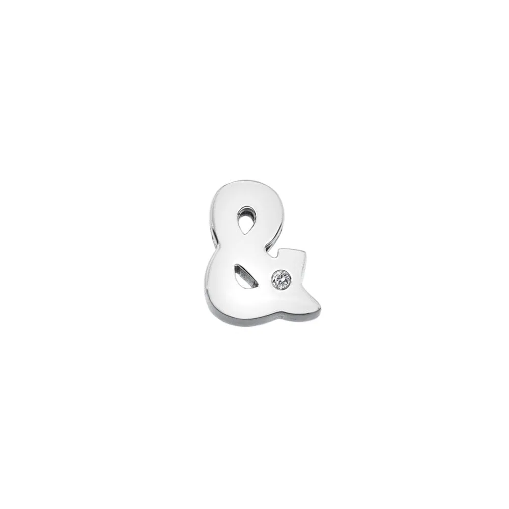Hot Diamonds Jewellery Hot Diamonds Icon Storyteller Sterling Silver Ampersand Pendant Charm D