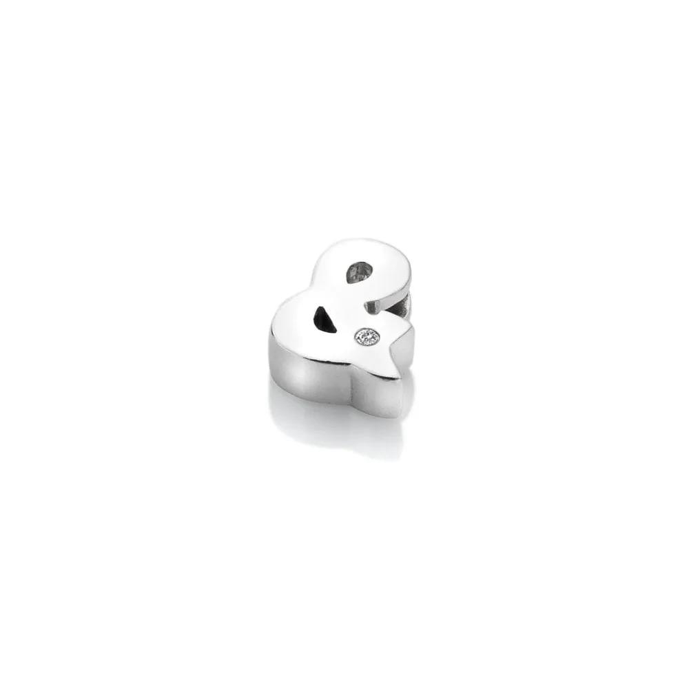 Hot Diamonds Jewellery Hot Diamonds Icon Storyteller Sterling Silver Ampersand Pendant Charm D