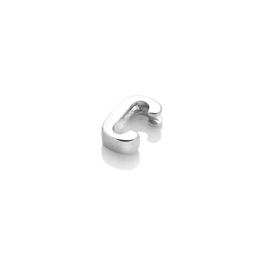 Hot Diamonds Jewellery Hot Diamonds Icon Storyteller Sterling Silver Letter C Pendant Charm D