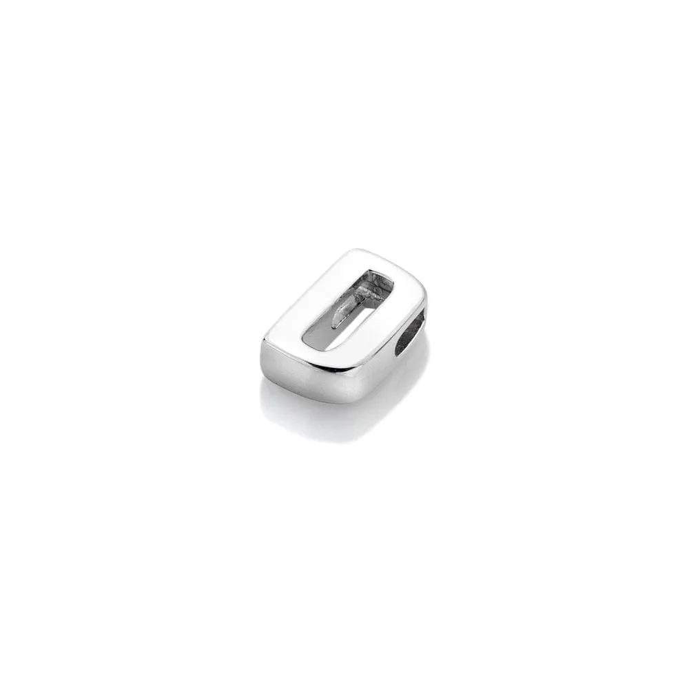 Hot Diamonds Jewellery Hot Diamonds Icon Storyteller Sterling Silver Letter D Pendant Charm D