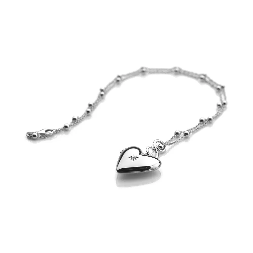 Hot Diamonds Jewellery Hot Diamonds Just Add Love Sterling Silver Spontaneous Locket