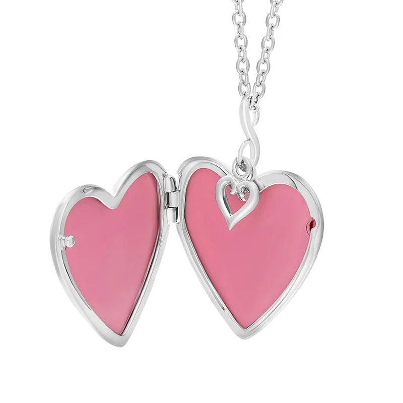 Hot Diamonds Jewellery Hot Diamonds Just Add Love Sterling Silver Starry Heart Locket