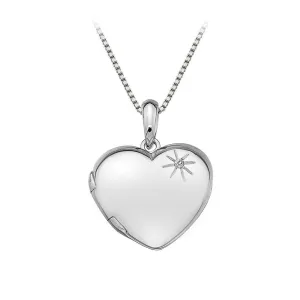 Hot Diamonds Jewellery Hot Diamonds Memoirs Sterling Silver Heart Locket