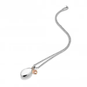 Hot Diamonds Jewellery Hot Diamonds Memories Sterling Silver Rose Gold Plated Heart Locket