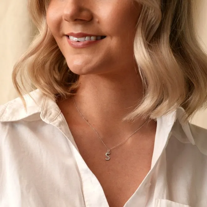 Hot Diamonds Jewellery Hot Diamonds Micro 'S' Sterling Silver Necklace