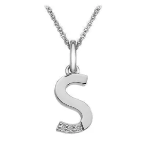 Hot Diamonds Jewellery Hot Diamonds Micro 'S' Sterling Silver Necklace