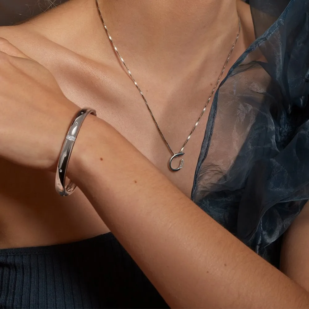 Hot Diamonds Jewellery Hot Diamonds Much Loved Sterling Silver Bangle