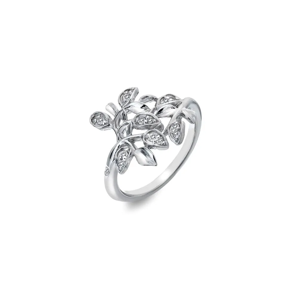 Hot Diamonds Jewellery Hot Diamonds Nuture Sterling Silver Topaz Ring D