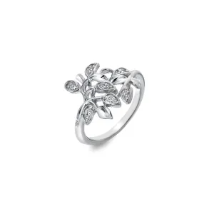 Hot Diamonds Jewellery Hot Diamonds Nuture Sterling Silver Topaz Ring D