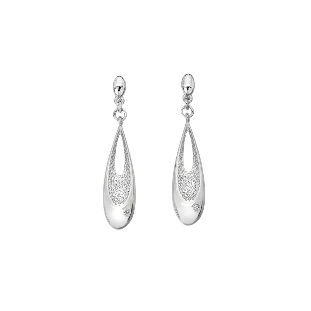 Hot Diamonds Jewellery Hot Diamonds Quest Sterling Silver Drop Earrings