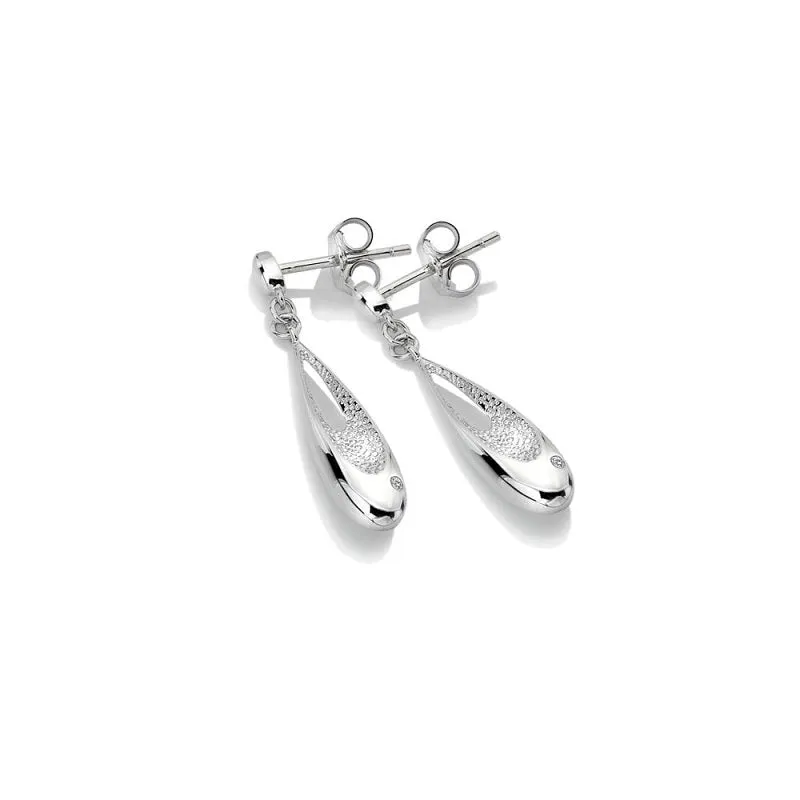 Hot Diamonds Jewellery Hot Diamonds Quest Sterling Silver Drop Earrings
