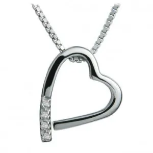 Hot Diamonds Jewellery Hot Diamonds Romantic Sterling Silver Heart Necklace