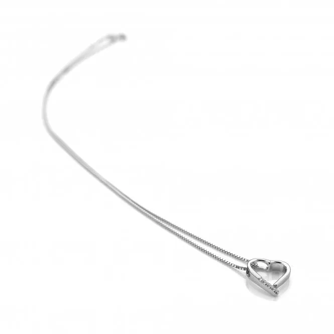Hot Diamonds Jewellery Hot Diamonds Romantic Sterling Silver Heart Necklace