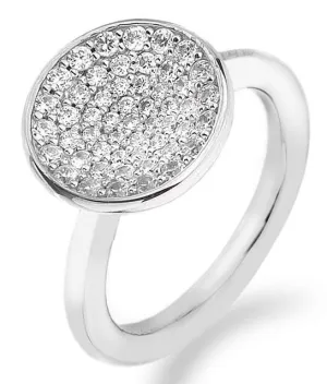 Hot Diamonds Jewellery Hot Diamonds Scintilla Sterling Silver Cubic Zirconia Ring D