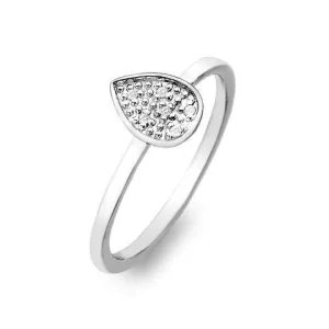Hot Diamonds Jewellery Hot Diamonds Stargazer Sterling Silver Teardrop Ring D