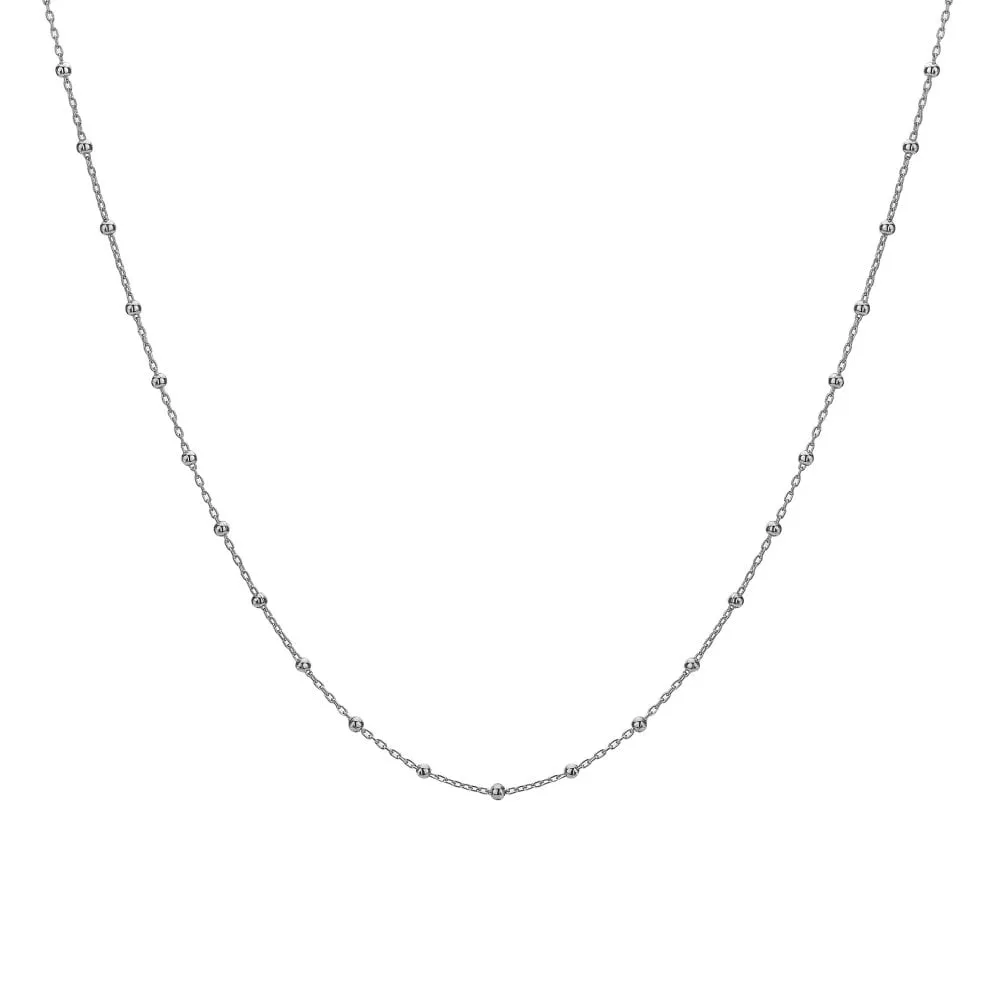 Hot Diamonds Jewellery Hot Diamonds Sterling Silver Bead Chain Necklace