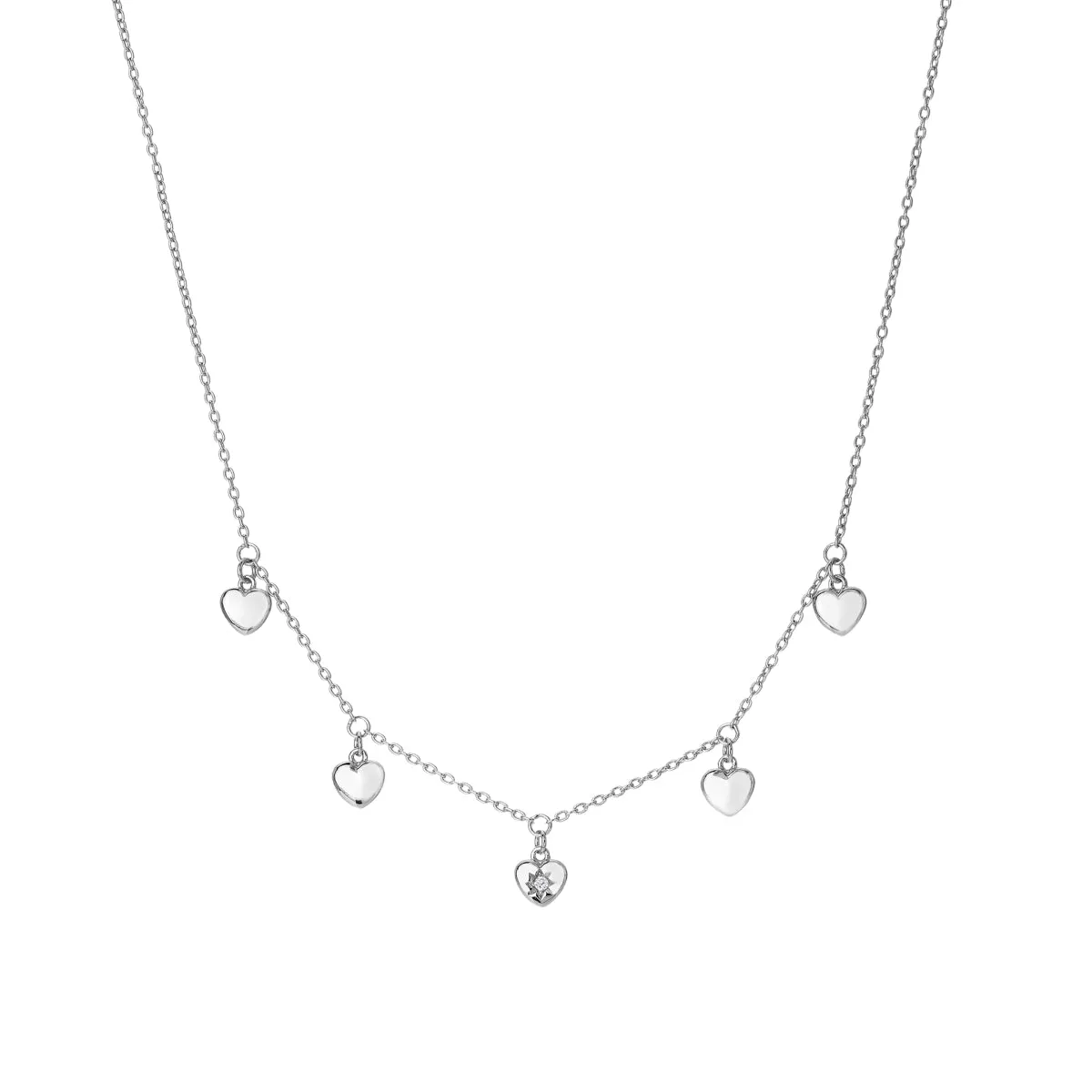 Hot Diamonds Jewellery Hot Diamonds Sterling Silver Heart Necklace