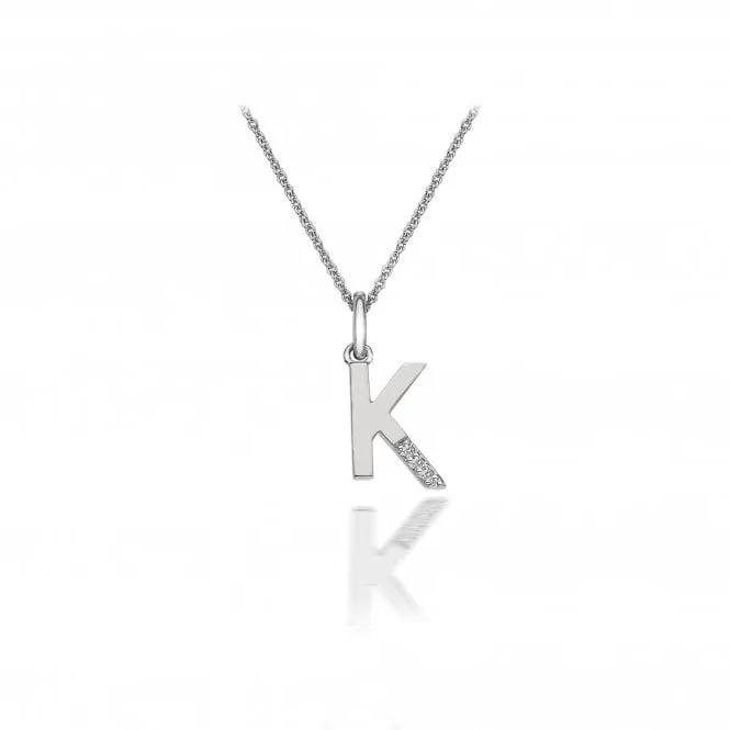 Hot Diamonds Jewellery Hot Diamonds Sterling Silver Micro 'K' Necklace