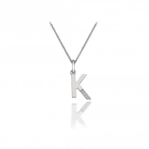 Hot Diamonds Jewellery Hot Diamonds Sterling Silver Micro 'K' Necklace