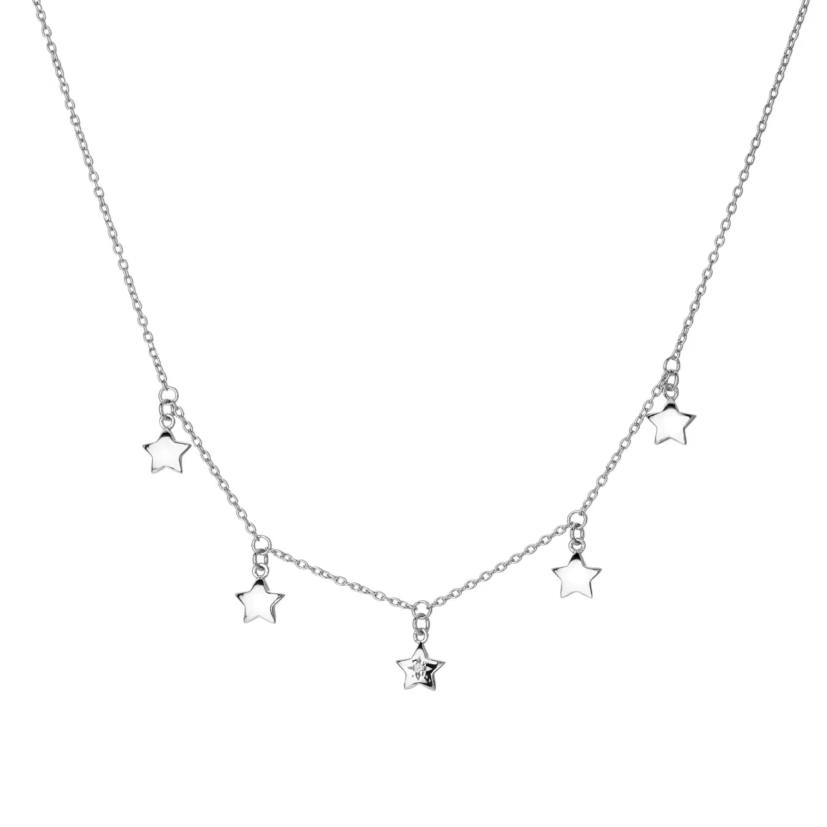 Hot Diamonds Jewellery Hot Diamonds Sterling Silver Star Necklace