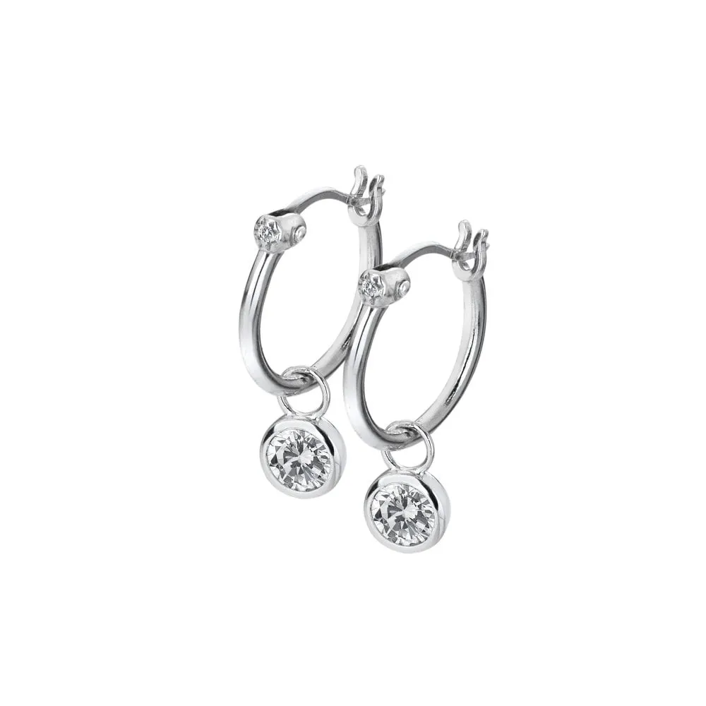 Hot Diamonds Jewellery Hot Diamonds Sterling Silver Topaz Drop Earrings