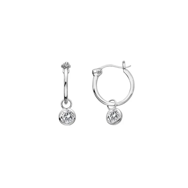 Hot Diamonds Jewellery Hot Diamonds Sterling Silver Topaz Drop Earrings