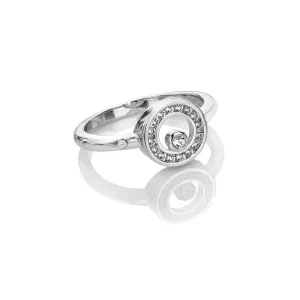 Hot Diamonds Jewellery Hot Diamonds Sterling Silver White Topaz Orbit Ring
