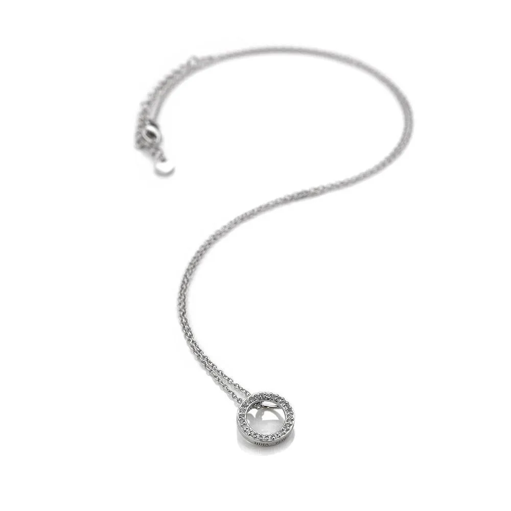 Hot Diamonds Jewellery Hot Diamonds Striking Circle Sterling Silver Necklace