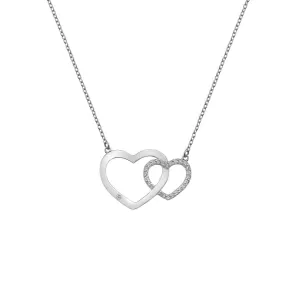 Hot Diamonds Jewellery Hot Diamonds Striking Sterling Silver Heart Necklace