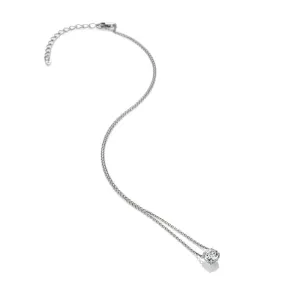 Hot Diamonds Jewellery Hot Diamonds Tender Sterling Silver White Topaz Solitaire Necklace
