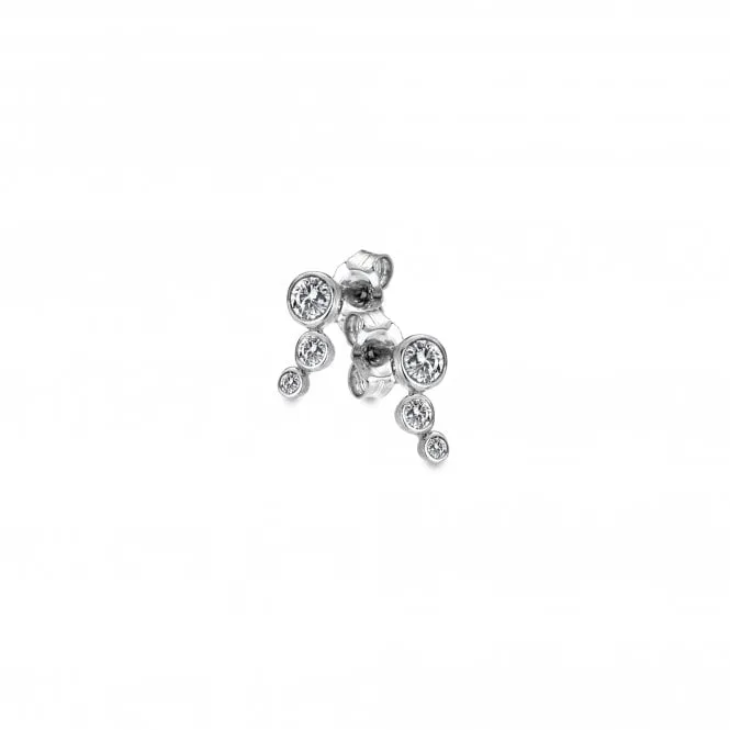 Hot Diamonds Jewellery Hot Diamonds Tender Sterling Silver White Topaz Stud Earrings
