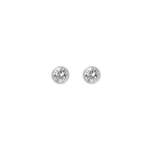 Hot Diamonds Jewellery Hot Diamonds Tender Sterling Silver White Topaz Stud Earrings