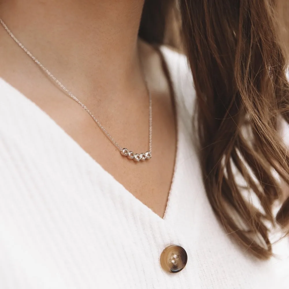 Hot Diamonds Jewellery Hot Diamonds Tender White Topaz Necklace