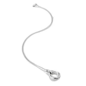 Hot Diamonds Jewellery Hot Diamonds Trio Sterling Silver Diamond Teardrop Necklace