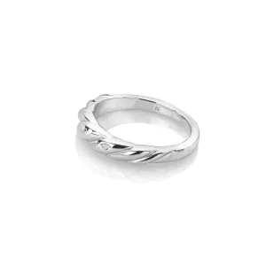 Hot Diamonds Jewellery Hot Diamonds Twist Sterling Silver Ring