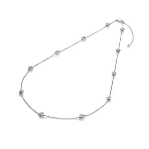 Hot Diamonds Jewellery Hot Diamonds White Topaz Intermittent Necklace