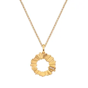 Hot Diamonds Jewellery Hot Diamonds x Jac Jossa Believe Gold Plated Sterling Silver Small Pendant