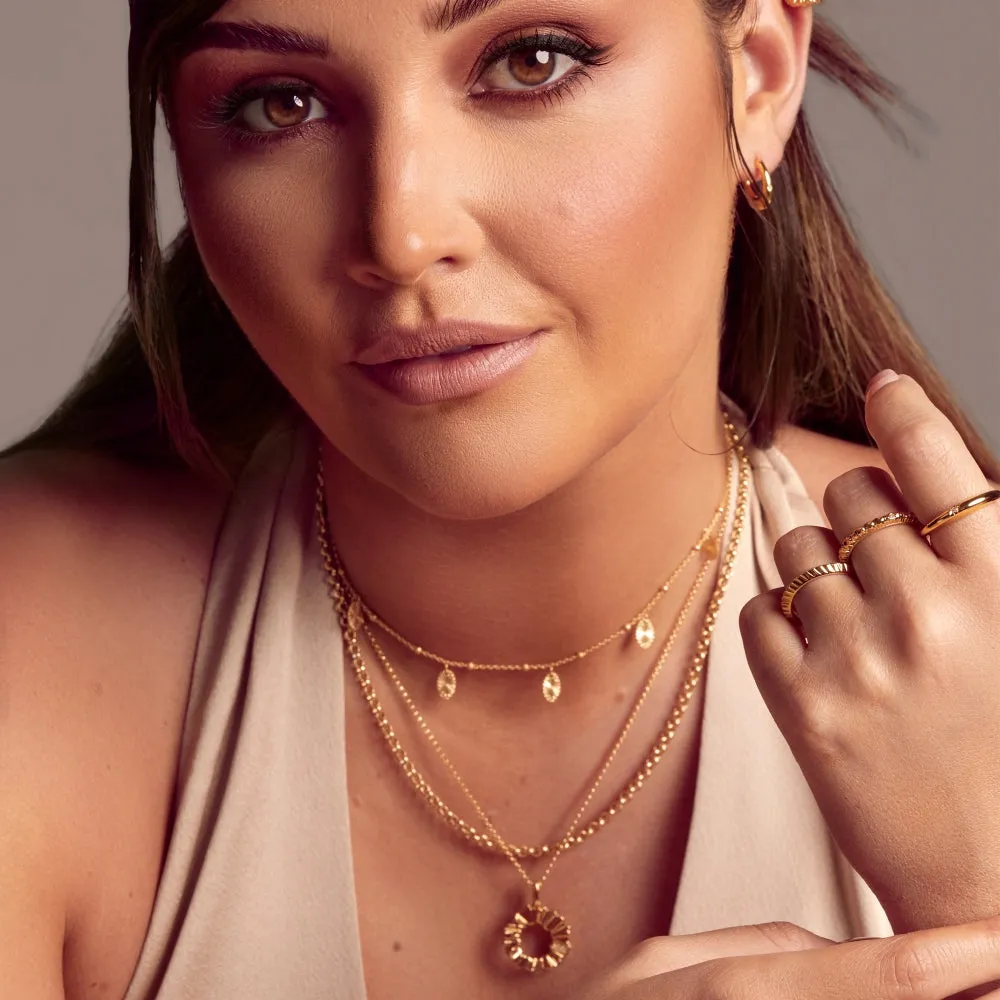 Hot Diamonds Jewellery Hot Diamonds x Jac Jossa Believe Gold Plated Sterling Silver Small Pendant