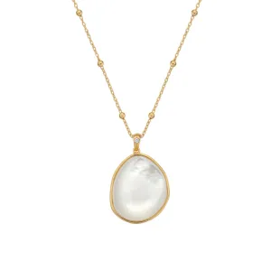 Hot Diamonds Jewellery Hot Diamonds x Jac Jossa Calm Gold Plated Sterling Silver Mother of Pearl Pendant